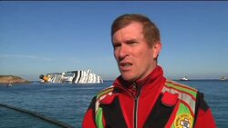 Cave diver tells of risks involved in searching submerged hull of stricken ship News Clip