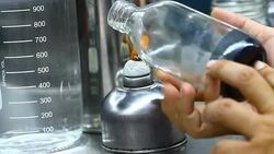 Pasteurization glass bottle for  plant tissue culture biotechnology Stock Footage