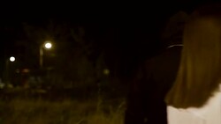 Robber stealing businesswoman bag in the street Stock Footage