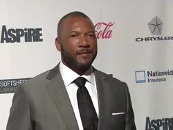 Gary Sheffield at "ASPiRE" Television Network Launch Event Stock Footage