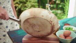 Preparing Homemade Sesame Bread Stock Footage