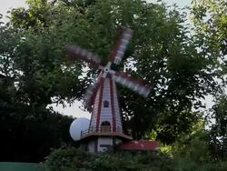 Small weathervane in nature Stock Footage