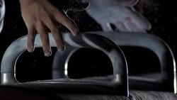 HD Super Slow-Mo: Hands Holding The Pommels Stock Footage