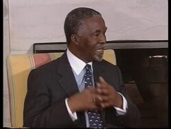 President Bush meets South Africa President Mbeki Instructional Video