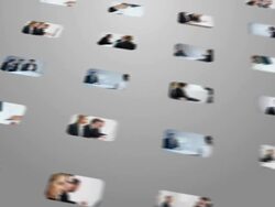 Business mediascreens Stock Footage