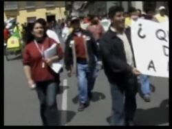 Protesting farmers halt production at gold mine News Clip