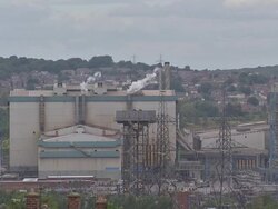 Views of Rotherham Steel Works News Clip