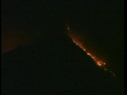 Latest pictures of lava flows on Mount Merapi News Clip