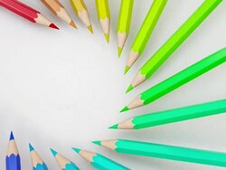 Colored pencils Stock Footage