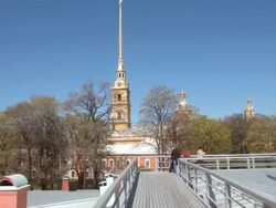 Peter and Paul Fortress HL Stock Footage