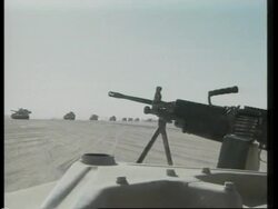 WRAP US troop exercises in the Kuwaiti desert News Clip