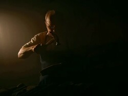 HD Super Slow-Mo: Traditional Shoemaker At His Work Stock Footage