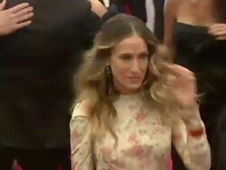 Sarah Jessica Parker at "Schiaparelli And Prada: Impossible Conversations" Costume Institute Gala Stock Footage