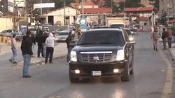 CLEAN : Convoy of evacuated Syria rebels crosses into Lebanon: AFP News Clip