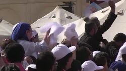 CLEAN : Pope Francis meets future priests in Cairo News Clip