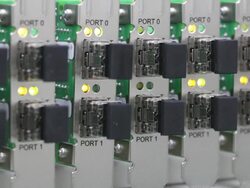 led internet signal Stock Footage