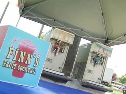 ATMOSPHERE: Signage at the Glee Live Samsung Infuse 4G DTR Event - Stevens Creek AT&T Store at San Jose CA. (Footage by WireImage Video/Getty Images Entertainment Video) Stock Footage