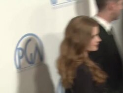Amy Adams at the 2011 Producers Guild Awards at Beverly Hills CA. (Footage by WireImage Video/GettyImages) Stock Footage