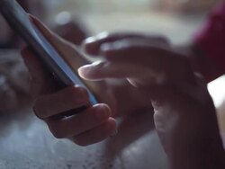 Smartphone User Lifestyle Stock Footage