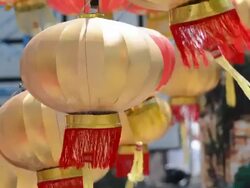Chinese lantern Stock Footage