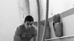 gym rope - Super slow motion Stock Footage