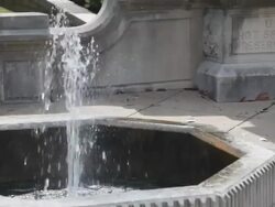 Hot spring fountain 1 Stock Footage