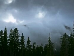 Fast Moving Cloud Stock Footage