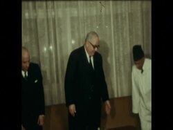 SYND 16-11-73 EGYPT'S ENVOY, ZAYYAT, IN RABAT News Clip