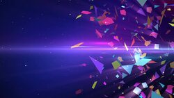 Abstract 3D Shapes Explosion Background Animation Stock Footage