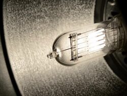 Halogen light bulb Stock Footage