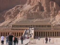 Temple of Hatshepsut Stock Footage