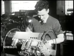 Britain television factory Instructional Video
