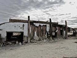 Abandoned Trailer Home Timelapse Stock Footage