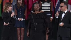 Whoopi Goldberg at Opening Ceremony - Runway - September 2016 - New York Fashion Week Stock Footage