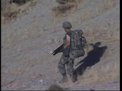 Troops on patrol in border area News Clip