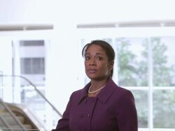  ZI Businesswoman turning head and smiling / Seattle, Washington, United States Stock Footage