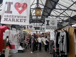 GREENWICH MARKET Stock Footage