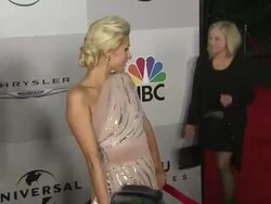 Paris Hilton at the NBC Universal's 68th Annual Golden Globes After Party at Beverly Hills CA. (Footage by WireImage Video/GettyImages) Stock Footage