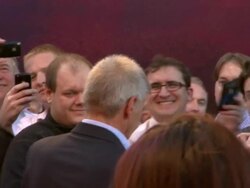 Harrison Ford at the Cowboys & Aliens UK Premiere at London England. (Footage by WireImage Video/Getty Images Entertainment Video) Stock Footage