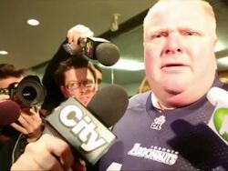 Mayor Rob Ford Stock Footage