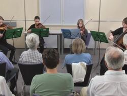 HD: Seniors Listening To Classical Concert Stock Footage