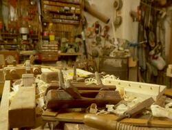 Carpentry Workshop Stock Footage