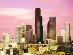 SEATTLE SKYLINE 4 - SD Stock Footage