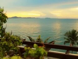 Golden Twilight Sea View Stock Footage