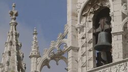 Lisbon Jeronimos Monastery Stock Footage