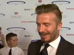 EVENT CAPSULE REPORTER/CHYRON: 27th Anniversary Sports Spectacular Benefiting Cedars-Sinai Medical Genetics Institute, Los Angeles, CA, United States, 5/20/12 Stock Footage