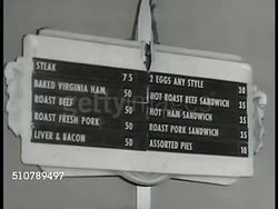 Lunch counter and menu local dealing Instructional Video