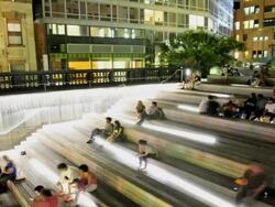 TIME LAPSE, High Line Park, New York City Stock Footage