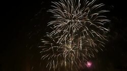 Firework display Stock Footage