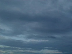 Storm clouds get away- time lapse, NTSC Stock Footage